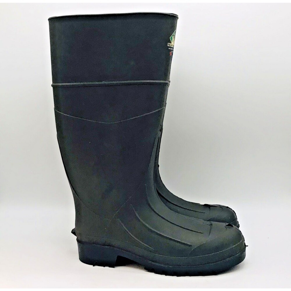 Northerner Waterproof Rubber Rain Boots Men 6 Women 8 Brown Chore Farm USA Made - Picture 3 of 12